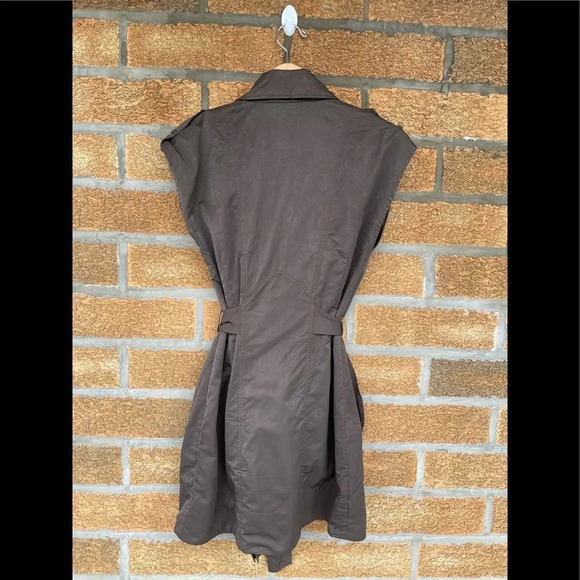 All Saints Spitalfields Bevin Trench dress sz 10 - Picture 10 of 13